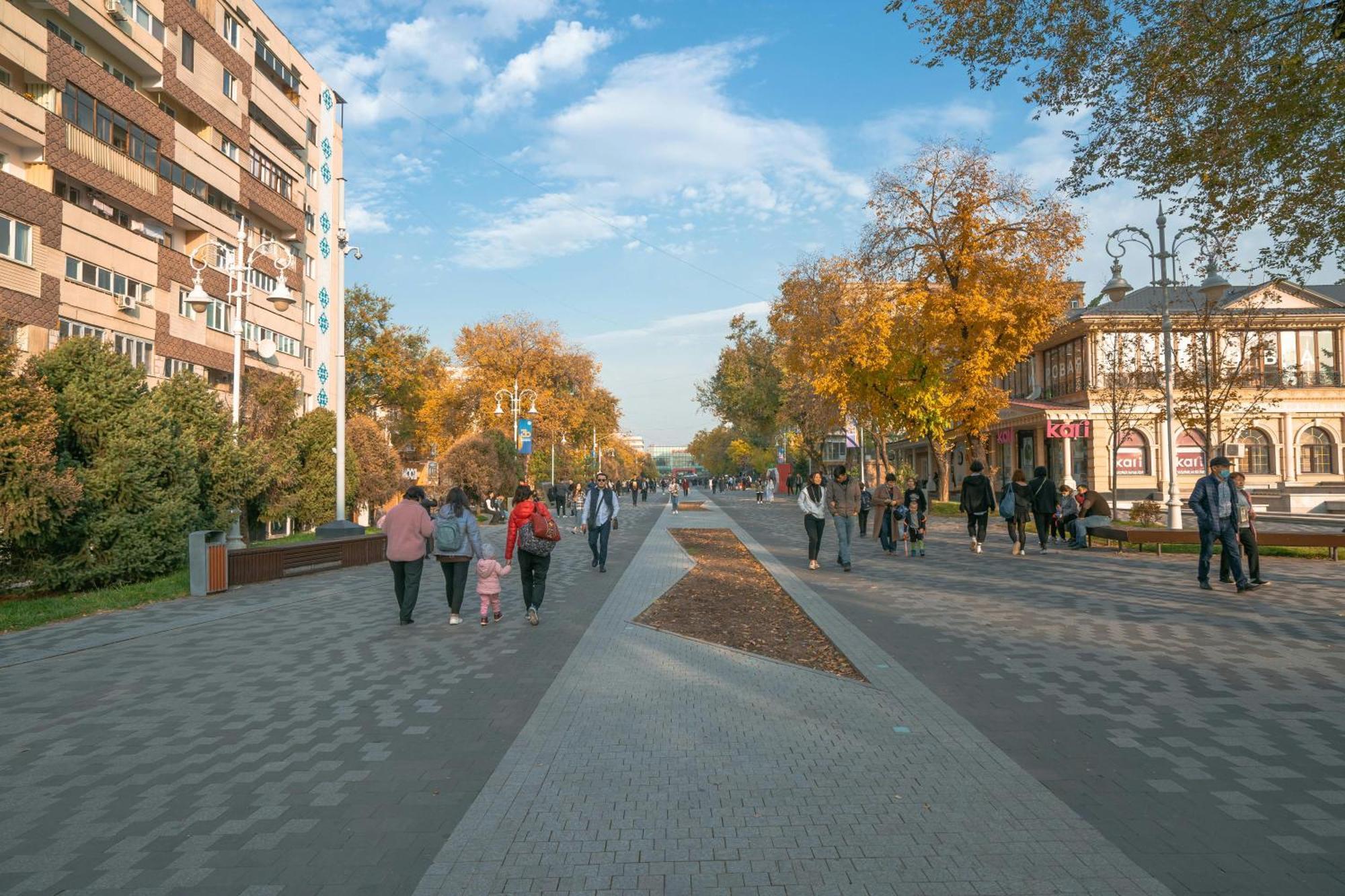 Apartment Nadezhda At Zheltoskan 77/79 アルマトイ エクステリア 写真